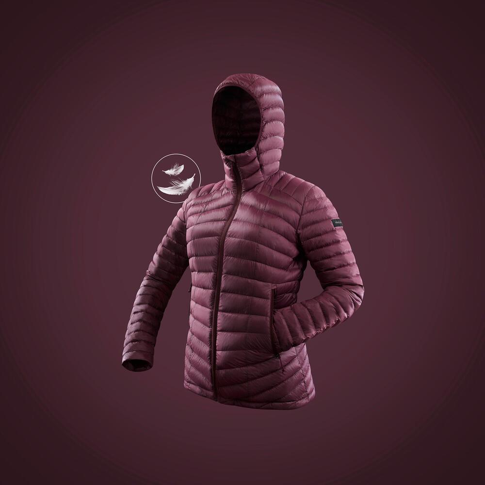 Casaco Feminino de Trekking com Capuz MT100 - 2