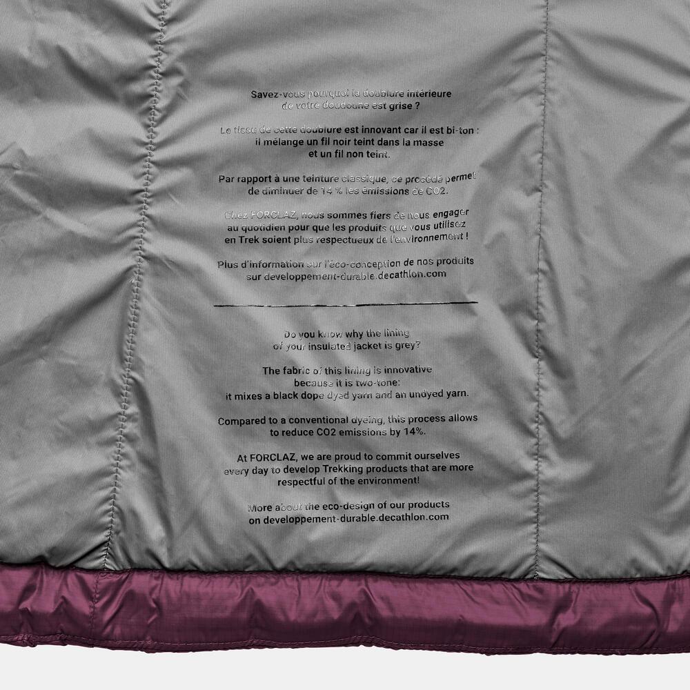 Casaco Feminino de Trekking com Capuz MT100 - 6