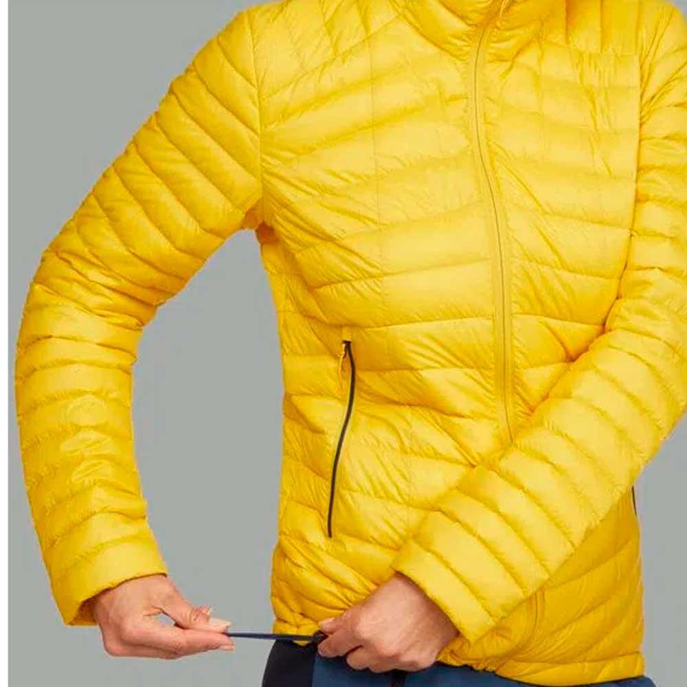 Jaqueta Feminina de Penas Trekking Full Down Amarelo Forclaz - 6