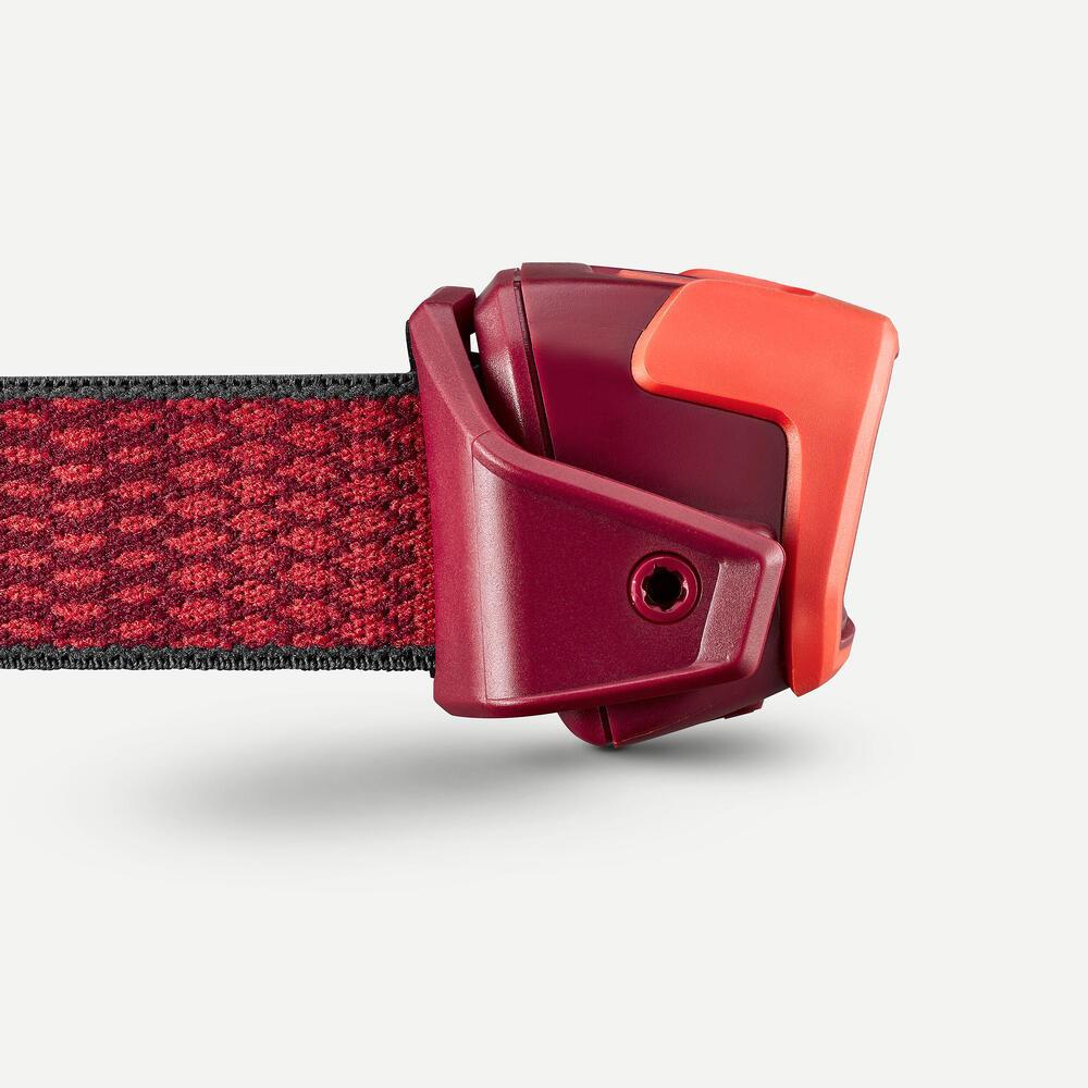 Lanterna Frontal Recarregável HL500 USB V3 300 Lúmenes Vermelho Forclaz - 4