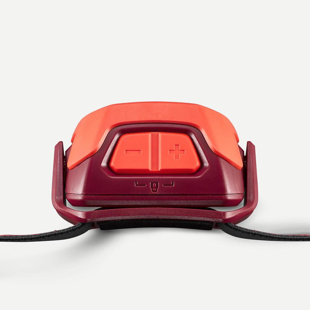 Lanterna Frontal Recarregável HL500 USB V3 300 Lúmenes Vermelho Forclaz - 5