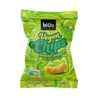 Salgadinho Orgânico Saudável Sem Glúten Lemon Pepper biO2 Vegan Chips 40 g - 1