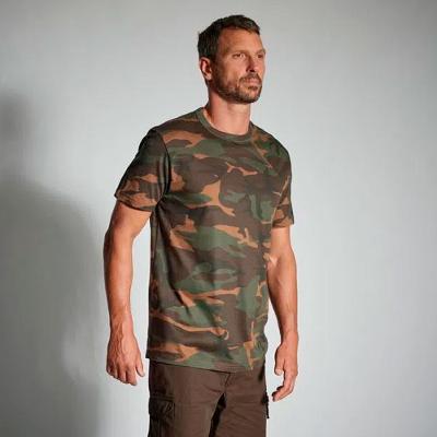 Camiseta Woodland Camuflada 100 Verde Solognac