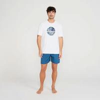 Camiseta Masculina de Surf com Proteção UV50+ Branco Olaian - 1