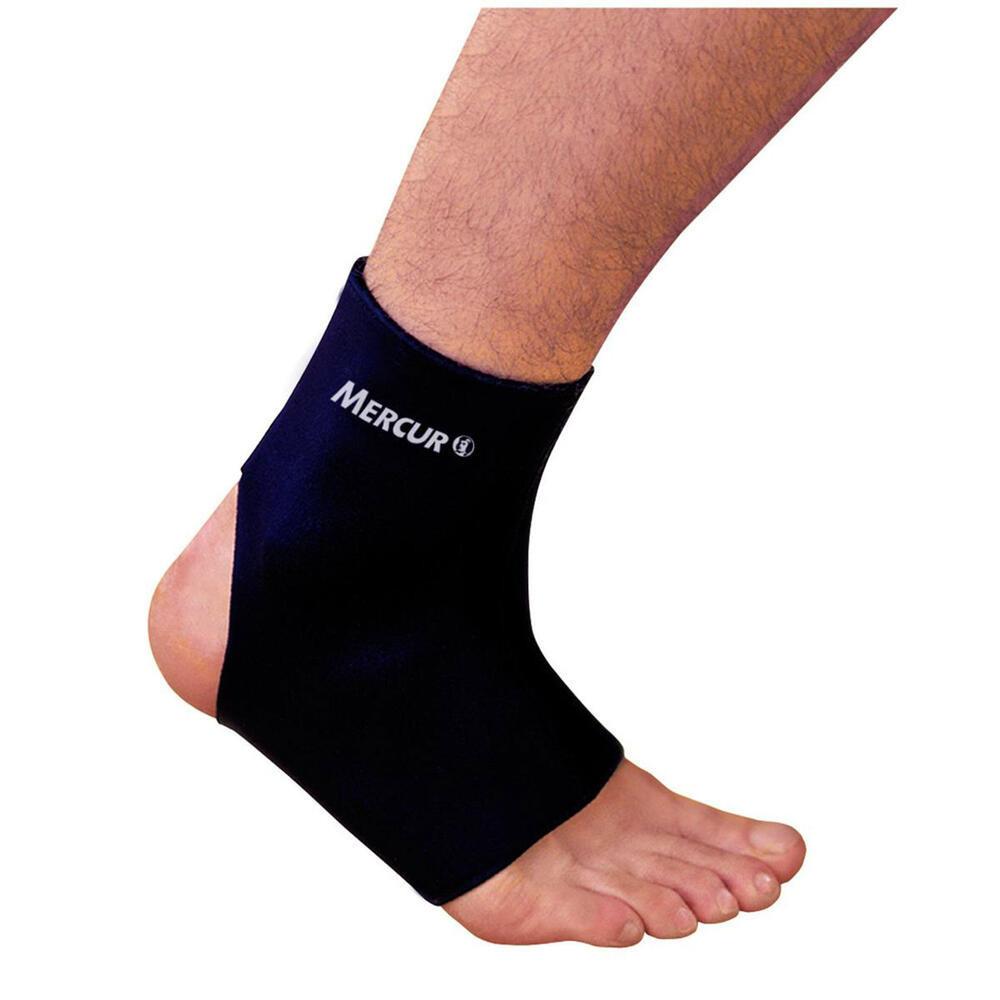 Tornozeleira Neoprene Sport 2mm Mercur Preto G - 1