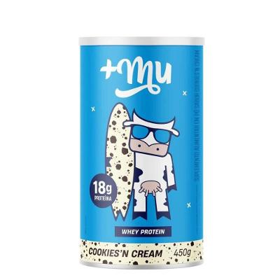 Whey Concentrado +Mu  - Sabor Cookies Cream  450g