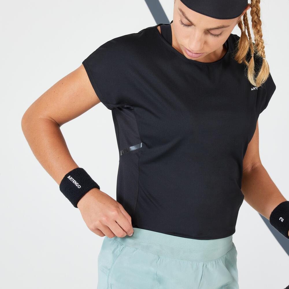 Camiseta Feminina de Tênis Dry 500 Artengo - 5