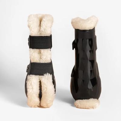 Caneleiras com Pelego e Fecho de Pino de Hipismo Fouganza