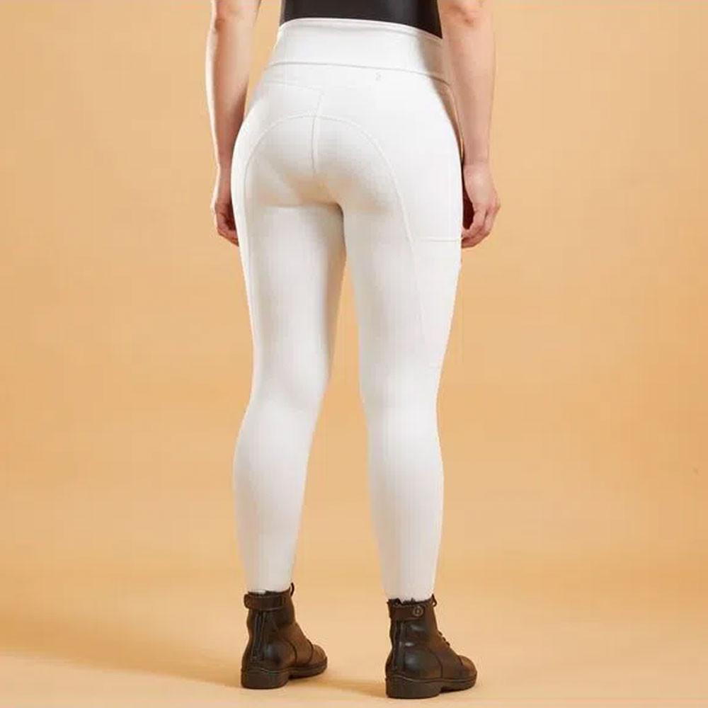 Culote Feminino de Hipismo 500 Fouganza - 4