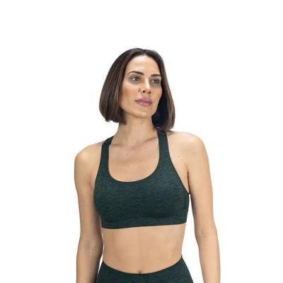 Top Yoga Seamless sem Costura Básico Kimjaly