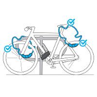 Cadeado de Senha para Bicicleta 120 Btwin - 2