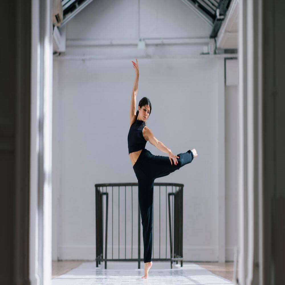 Calça Feminina Ajustavel de Dança Moderna - 8