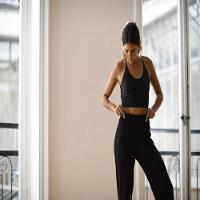 Calça Feminina Ajustavel de Dança Moderna - 9