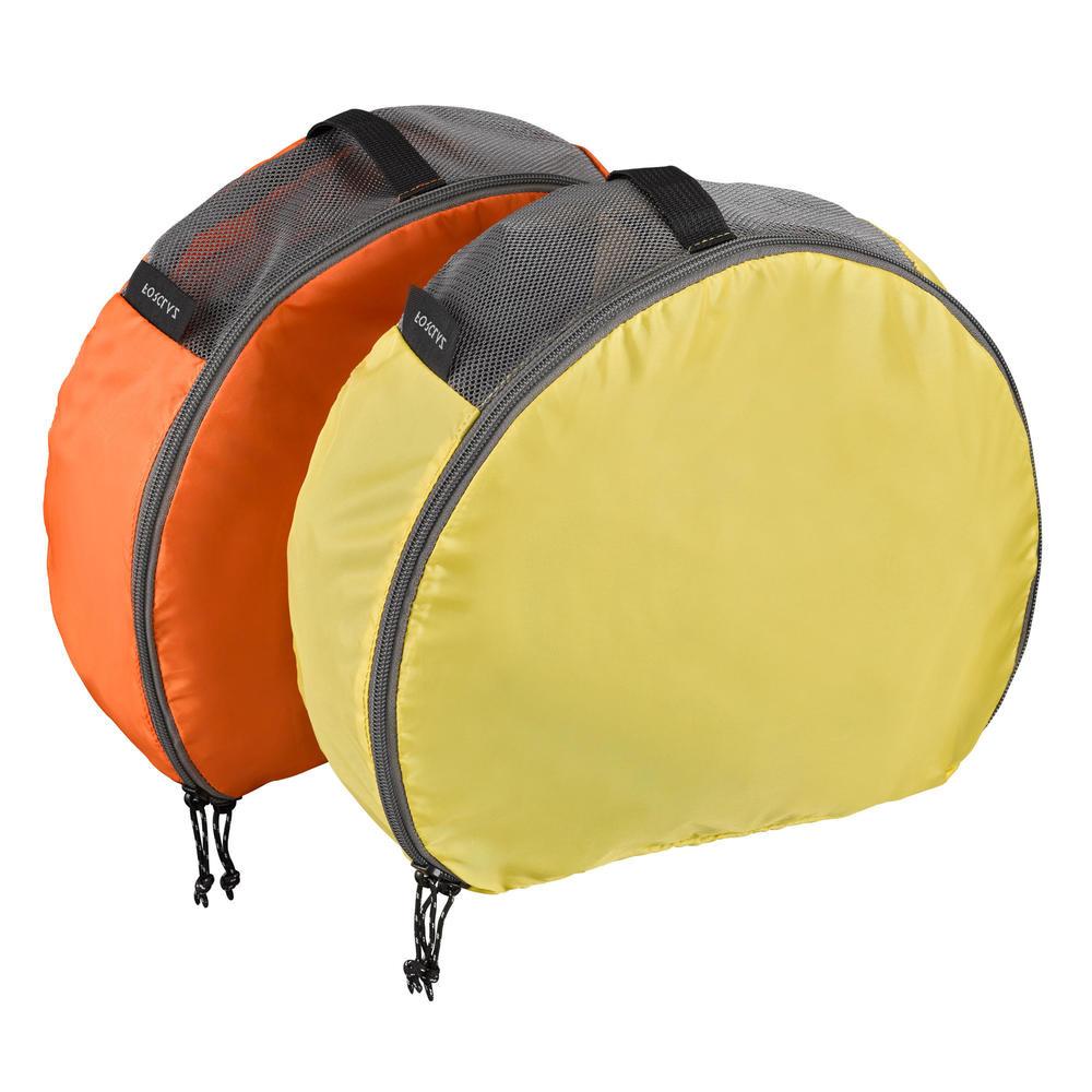 Conjunto de 2 Bolsas de Arrumação para Trekking - Meia-lua - 2x7 Litros - 1