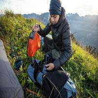 Conjunto de 2 Bolsas de Arrumação para Trekking - Meia-lua - 2x7 Litros - 11