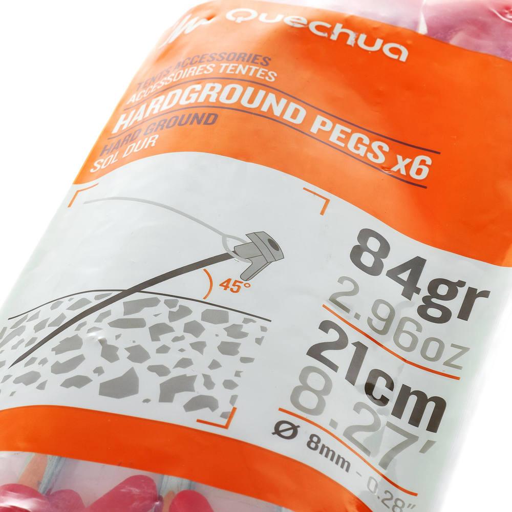 6 Estacas de Chão Duro Compridas Quechua - 5