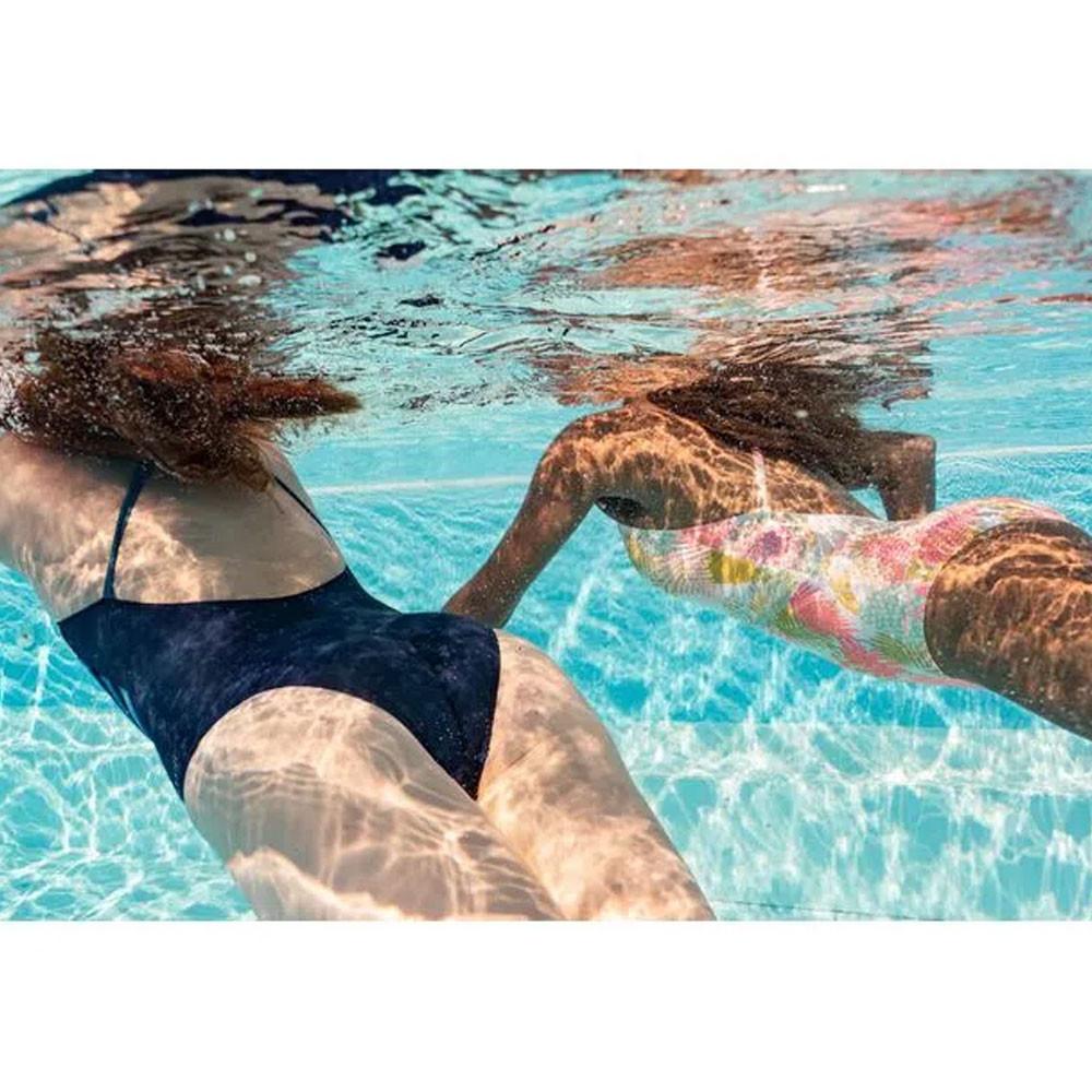 Maiô Feminino de Natação Lila Lib Marinho Nabaiji - 8