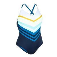 Maiô Feminino de Natação Lila Lib Marinho Nabaiji - 1