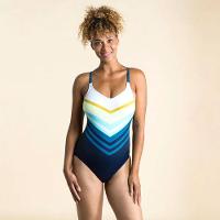 Maiô Feminino de Natação Lila Lib Marinho Nabaiji - 2