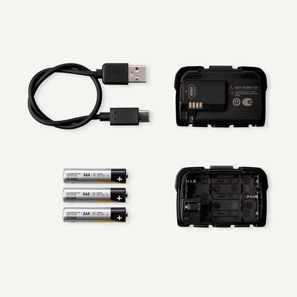 Lanterna Frontal Recarregável - HL900 USB V3 - 600 Lúmenes - 6