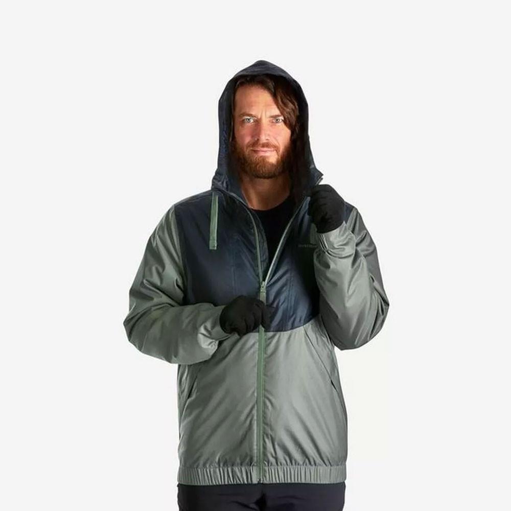 Jaqueta Masculina Impermeável Verde de Trilha SH100 XWARM Quechua - 1