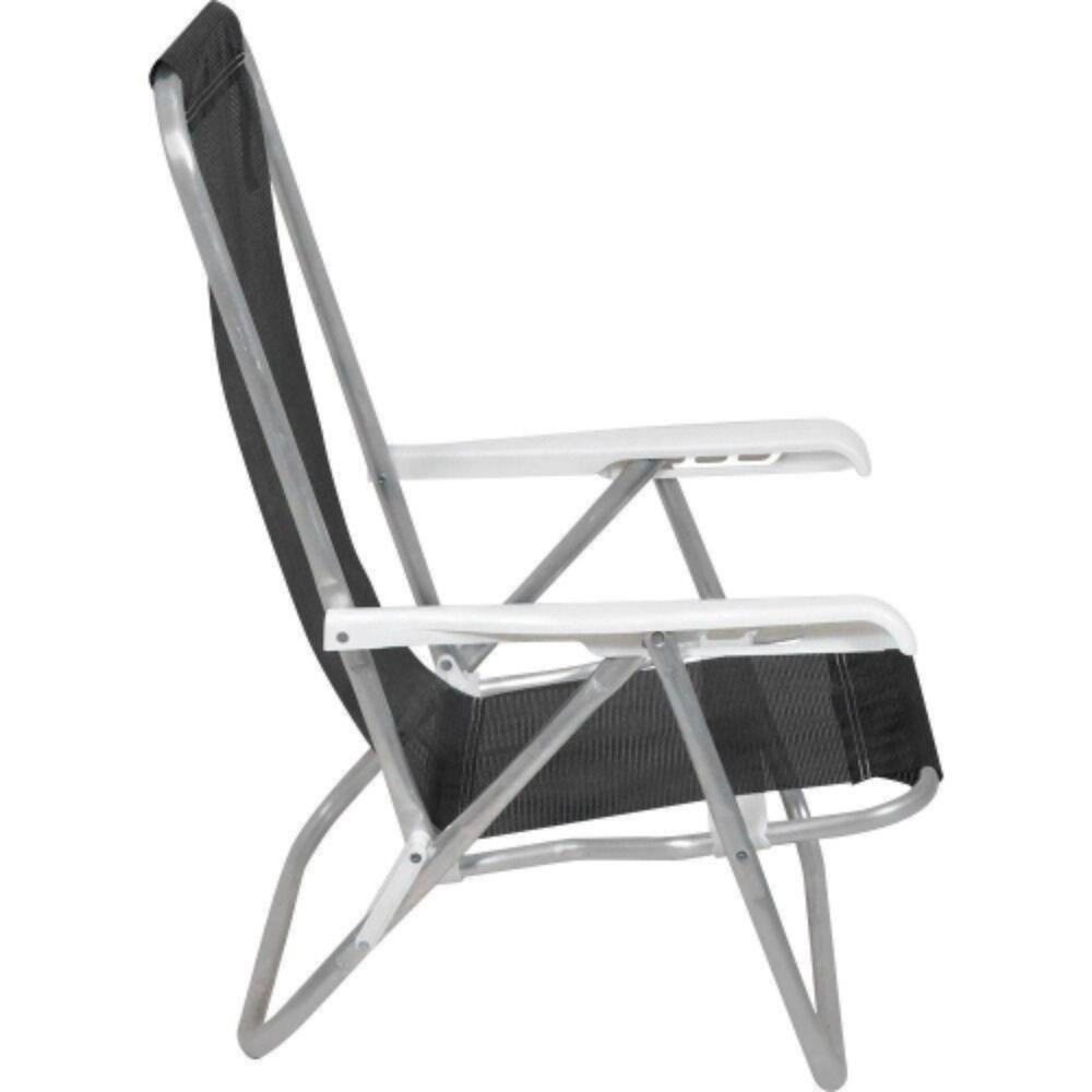 Cadeira Reclinável 4 Posições em Alumínio Lazy Bel - 3