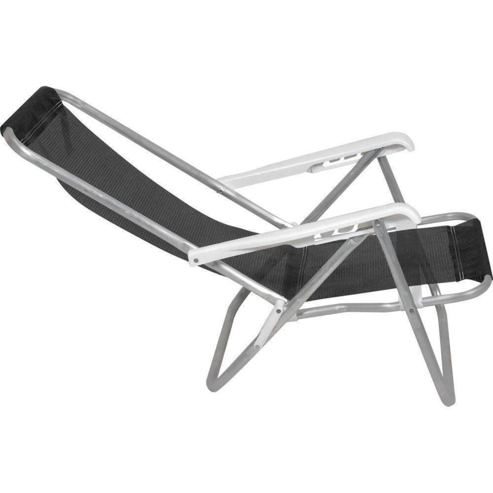 Cadeira Reclinável 4 Posições em Alumínio Lazy Bel - 4