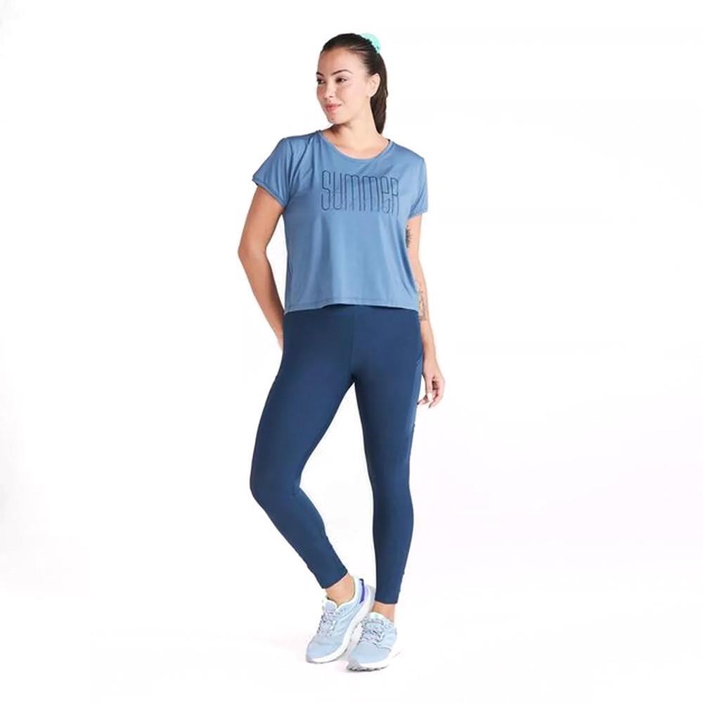 Camiseta Cropped Feminina de Treino 500 Domyos - 4