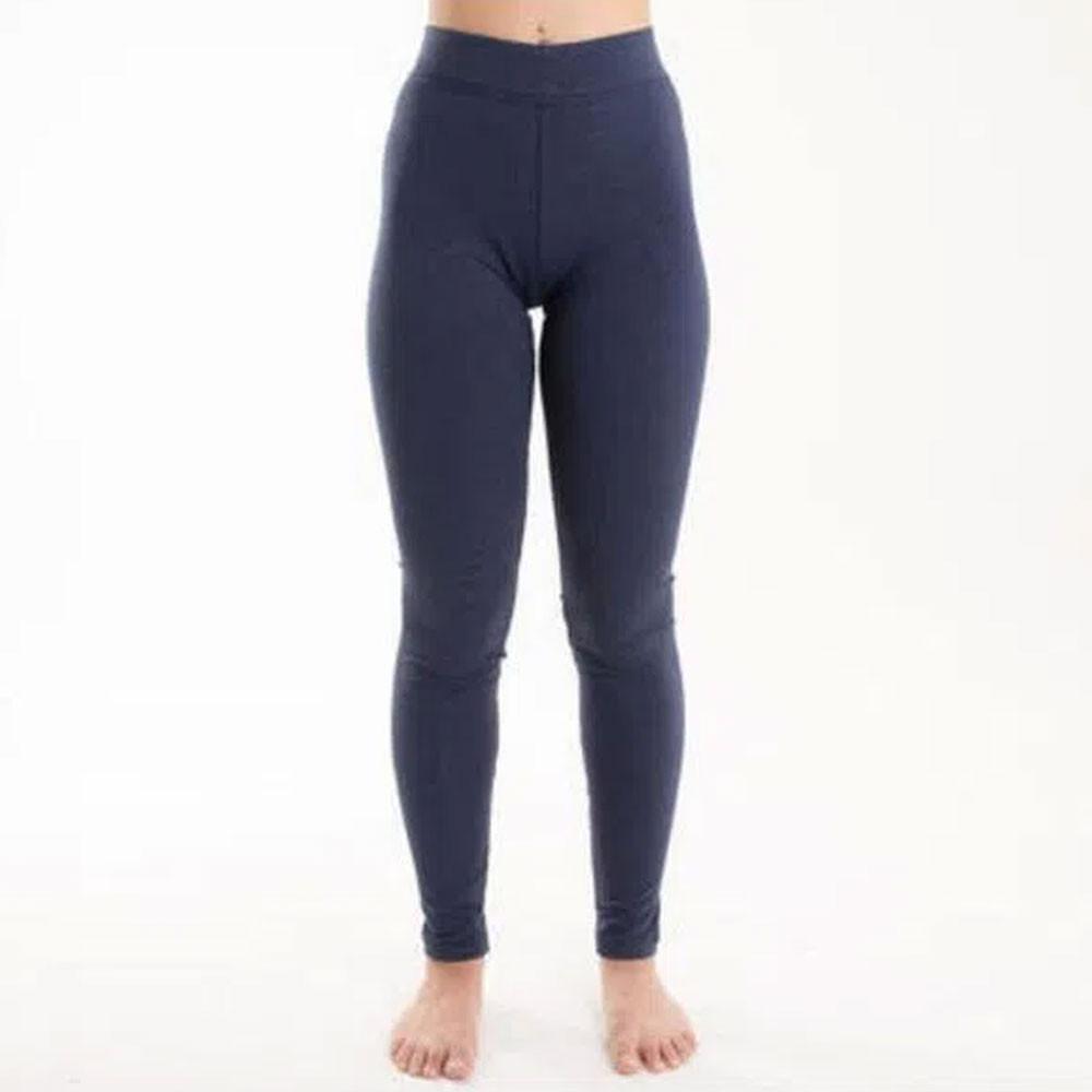 Legging Salto Feminina de Ginástica Azul em Algodão Domyos - 1