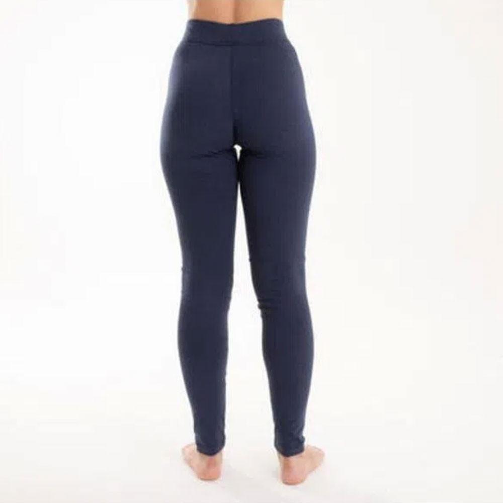 Legging Salto Feminina de Ginástica Azul em Algodão Domyos - 4