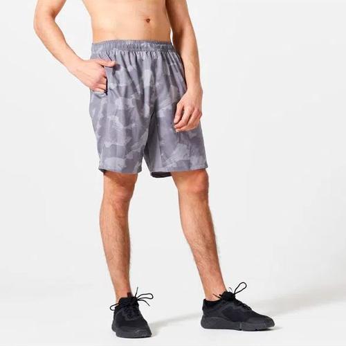 Shorts de Academia Masculino 120 Cinza Domyos