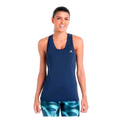 Regata Feminina de Academia 100 Domyos Azul Escuro