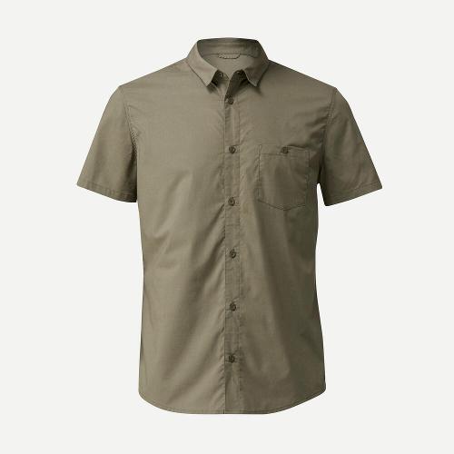 Camisa Masculina de Trekking Viagem Forclaz