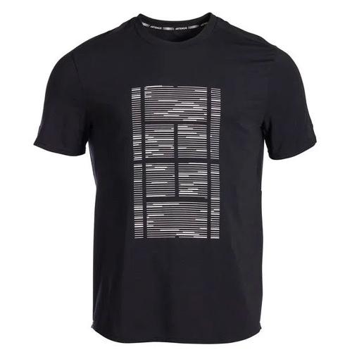 Camiseta Masculina de Tênis TTS Soft Preto Artengo