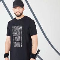 Camiseta Masculina de Tênis TTS Soft Preto Artengo