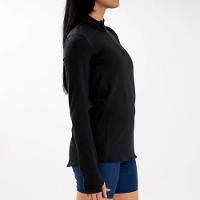 Camiseta Manga Longa de Corrida Feminina Run Warm 100 Preto - 6