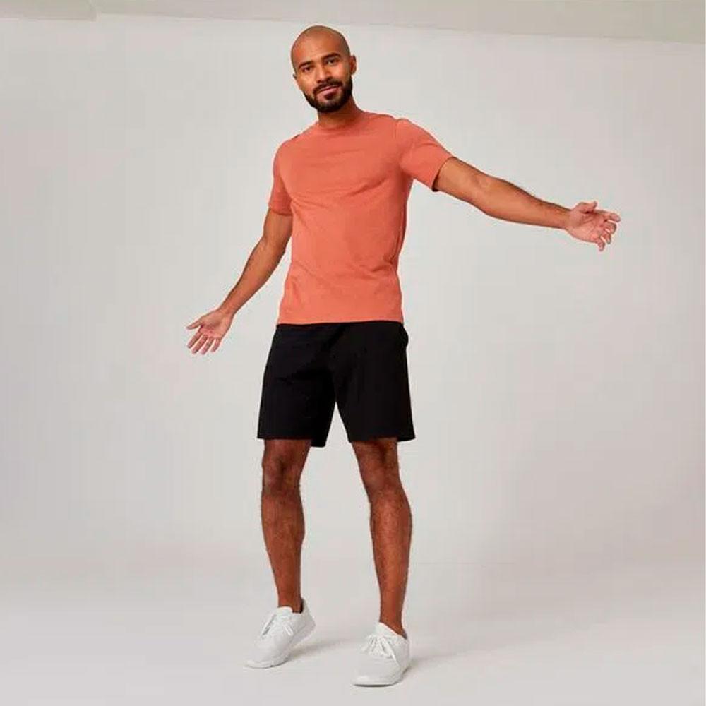 Shorts Masculino de Ginástica Reg 500 Preto - 3