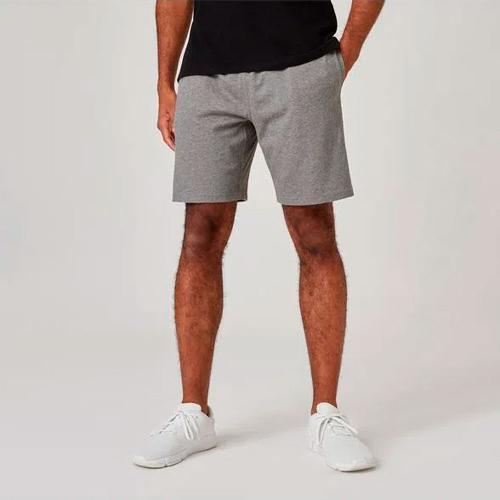 Shorts Masculino de Ginástica Reg 500 Cinza