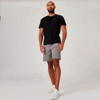 Shorts Masculino de Ginástica Reg 500 Cinza - 3