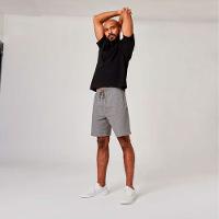 Shorts Masculino de Ginástica Reg 500 Cinza - 5