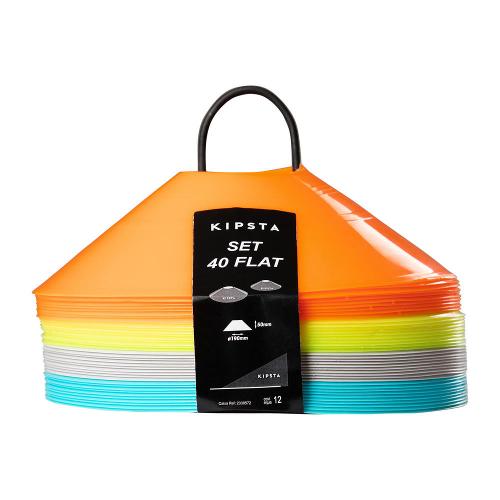 Discos Flat de Treinamento Kit com 40 Unidades Kipsta
