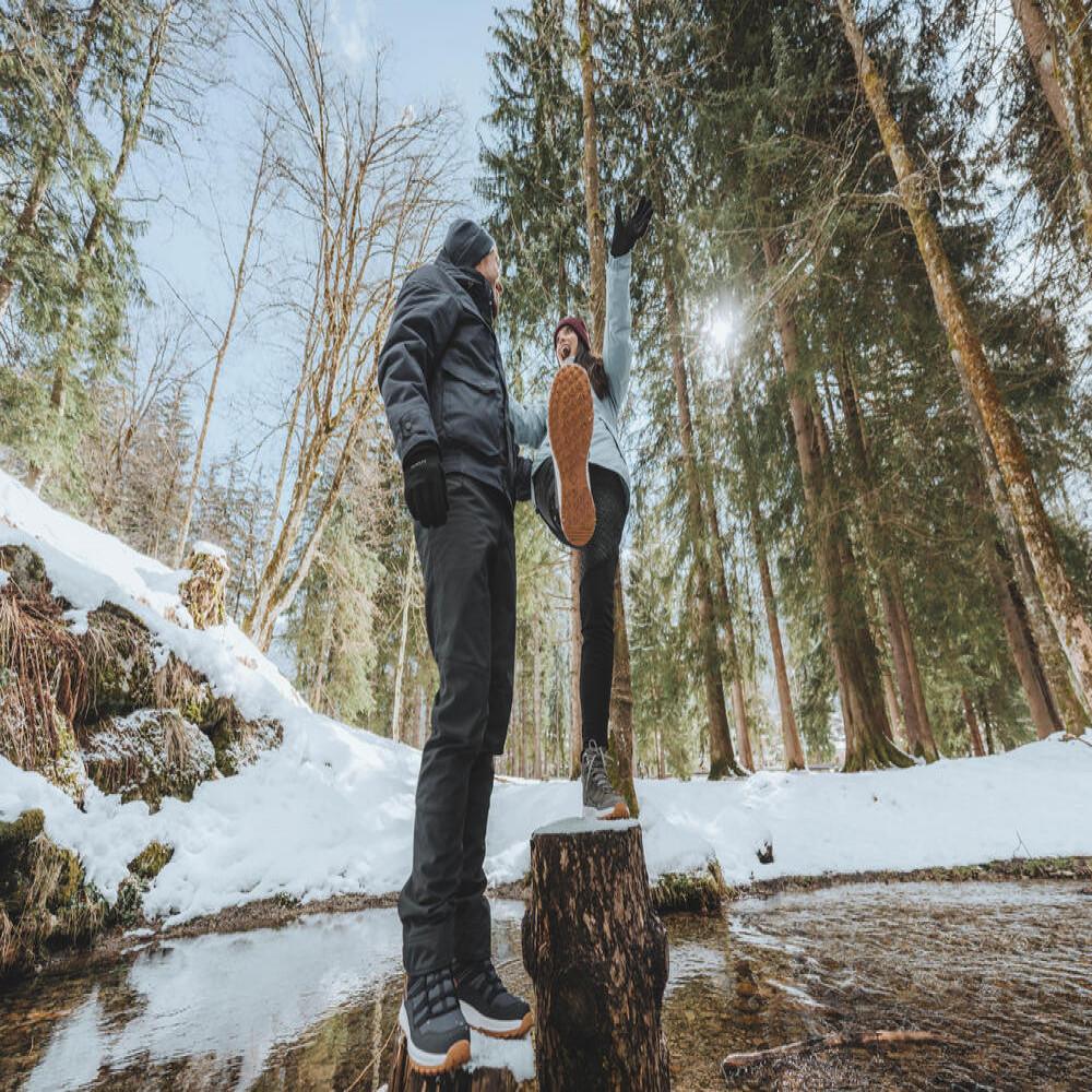 Calça Masculina de Trilha Cinza SH100 X-Warm Quechua - 6