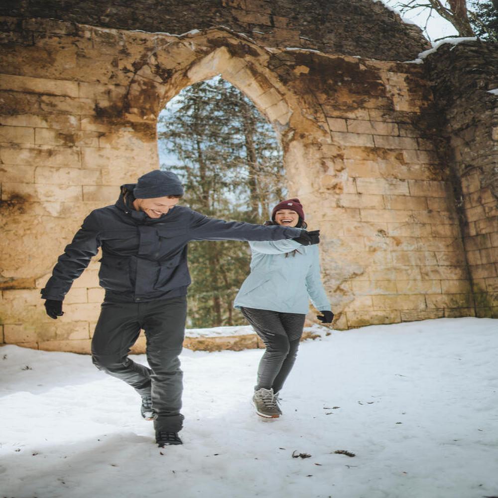 Calça Masculina de Trilha Cinza SH100 X-Warm Quechua - 8