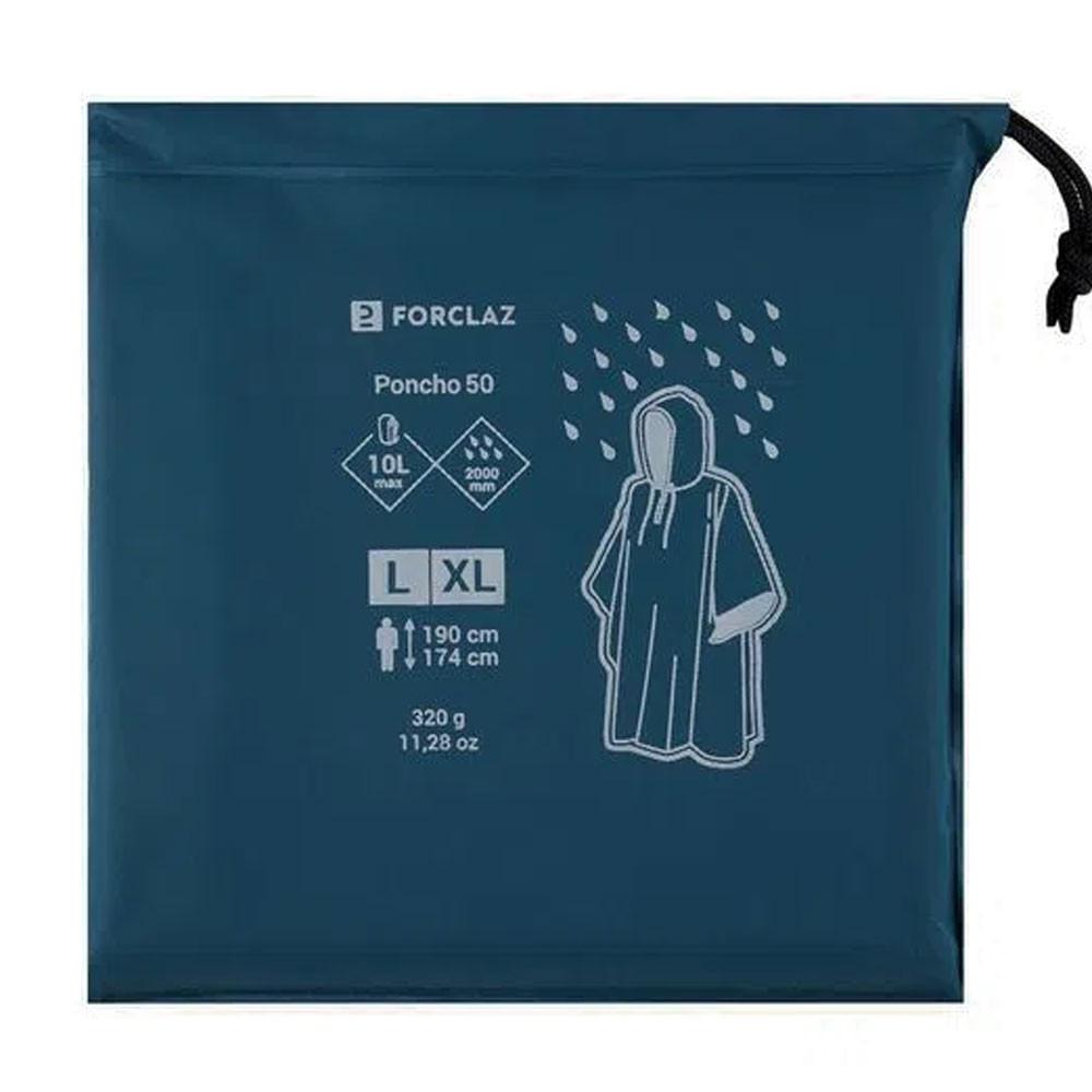 Poncho de Chuva de Caminhada MT 50 Forclaz - 3