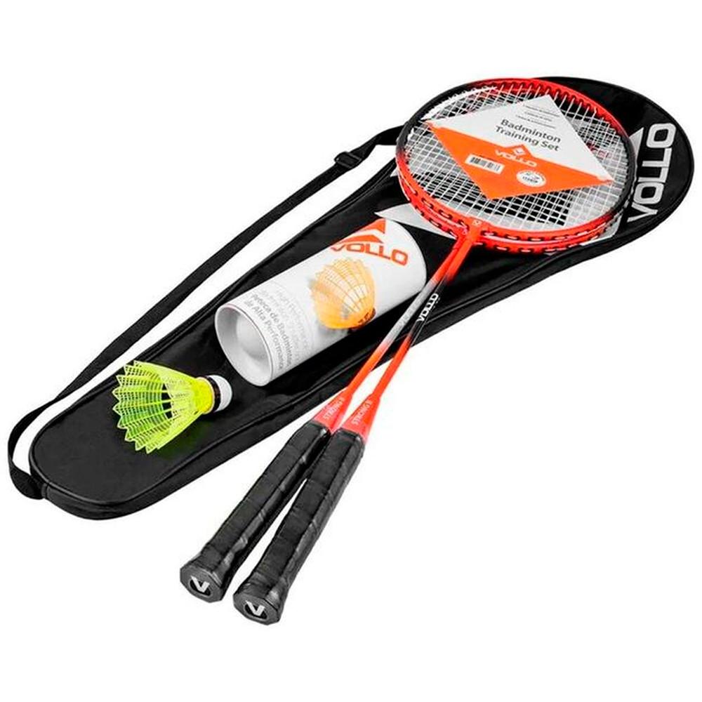 Kit de Badminton (2 Raquetes e 3 Petecas) Vollo - 1