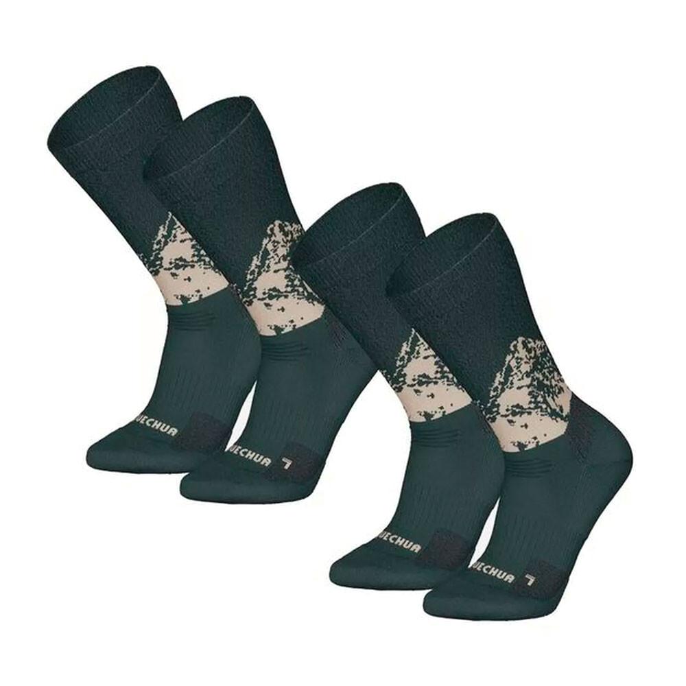 Meias Cano Médio de Trilha SH500 U-Warm (2 pares) - 1