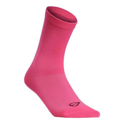 Meia de Cano Alto Rosa para Ciclismo Unissex Mauro Ribeiro