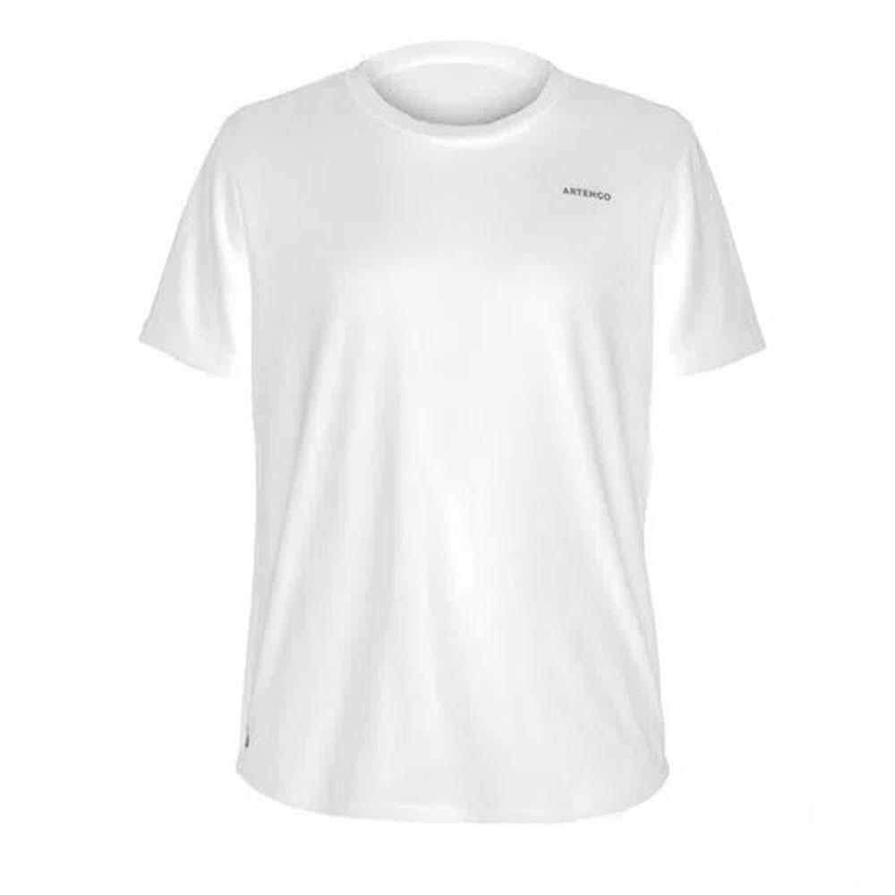 Camiseta Infantil de Tênis 100 Azul e Branco Artengo - 1