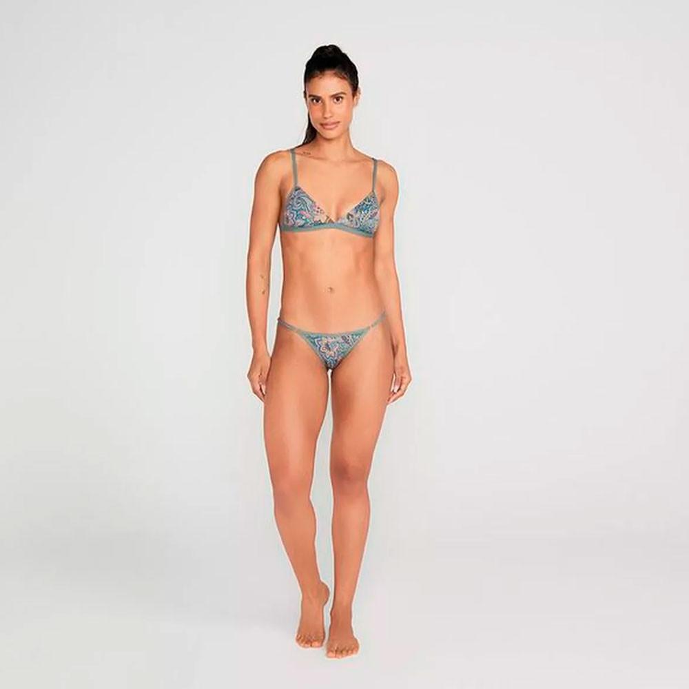 Biquíni Top De Surf Cortininha Bojo Verde - 4