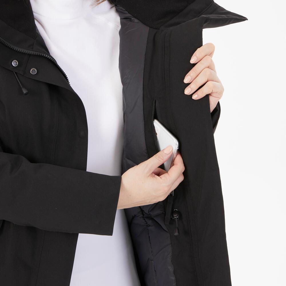 Casaco Impermeável de Caminhada Inverno Mulher SH500 -10°C - 5